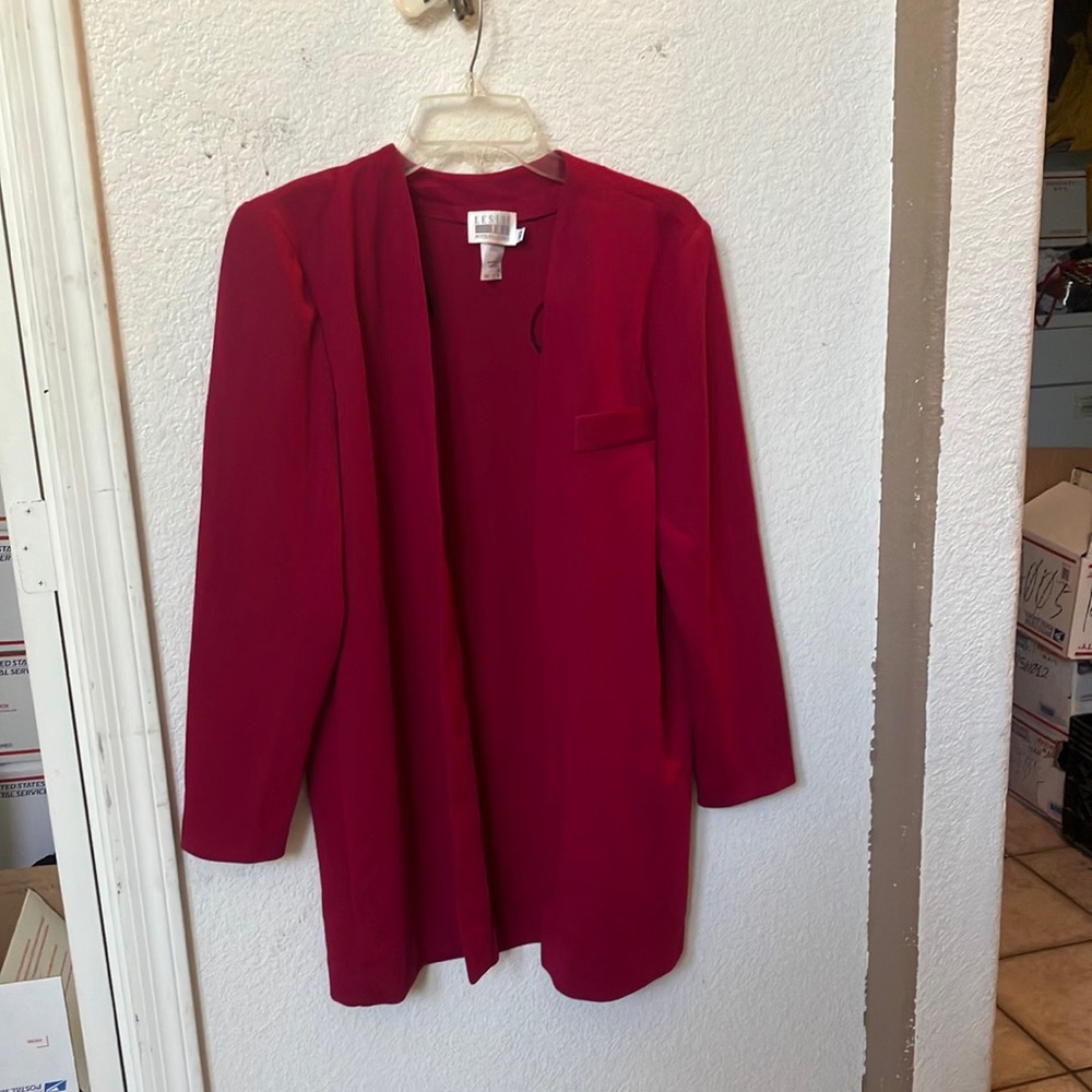 FINAL MARKDOWN Leslie Fay open unlined jacket 10